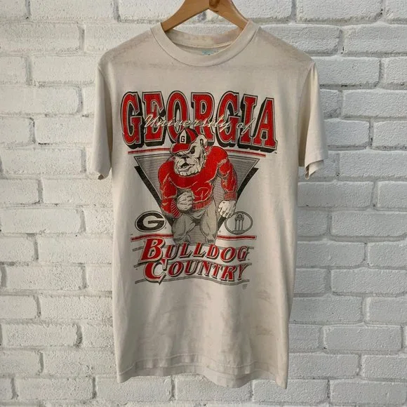 Vintage Georgia Bulldogs Football Tee Bulldogs country shirt tee